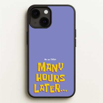 Many Hours Later  - Spongebob Phone Case for iPhone 13 Mini