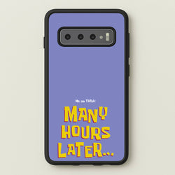 Many Hours Later  - Spongebob Phone Case for Galaxy S10