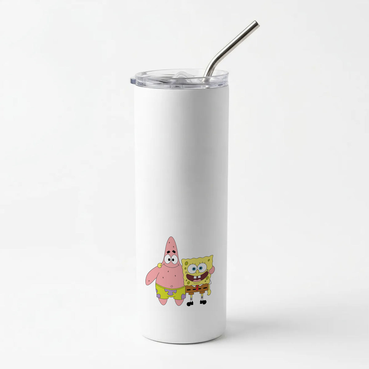 Patrick And Sponge Skinny Tumbler