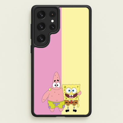 Patrick And Sponge  - Spongebob Phone Case for Galaxy S22 Ultra