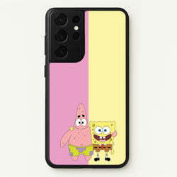 Patrick And Sponge  - Spongebob Phone Case for Galaxy S21 Ultra