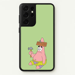 Nail Patrick  - Spongebob Phone Case for Galaxy S21 Ultra