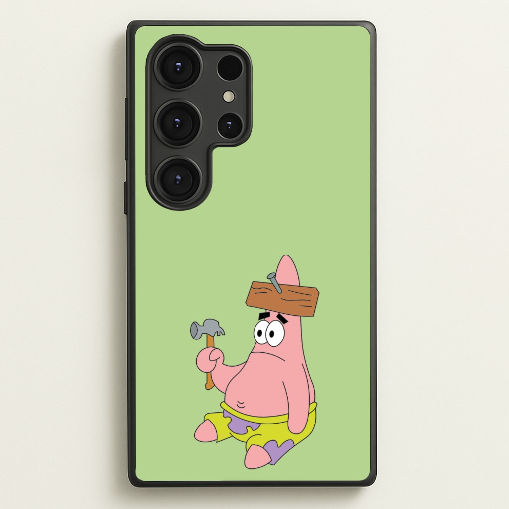 Nail Patrick  - Spongebob Phone Case for Galaxy S25 Ultra