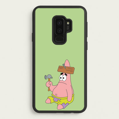 Nail Patrick  - Spongebob Phone Case for Galaxy S9 Plus