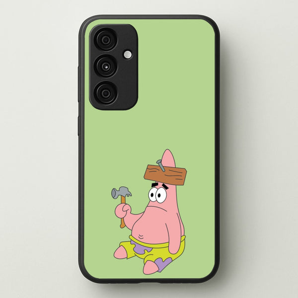 Nail Patrick  - Spongebob Phone Case for Galaxy A35