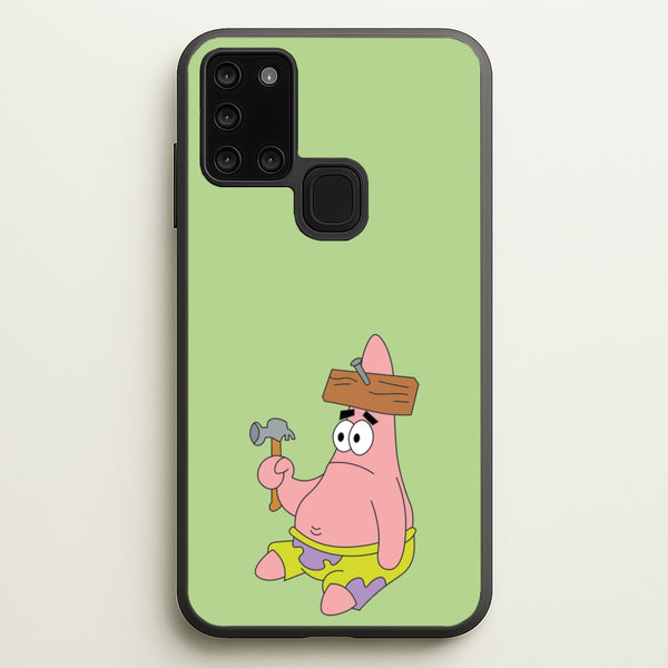 Nail Patrick  - Spongebob Phone Case for Galaxy A21s