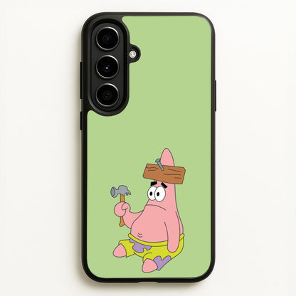 Nail Patrick  - Spongebob Phone Case for Galaxy A56