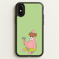 Nail Patrick  - Spongebob Phone Case for iPhone X / XS