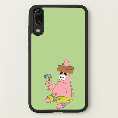 Nail Patrick  - Spongebob Phone Case for Huawei P20