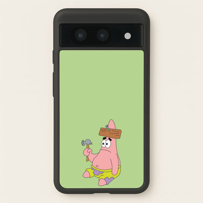 Nail Patrick  - Spongebob Phone Case for Google Pixel 8a