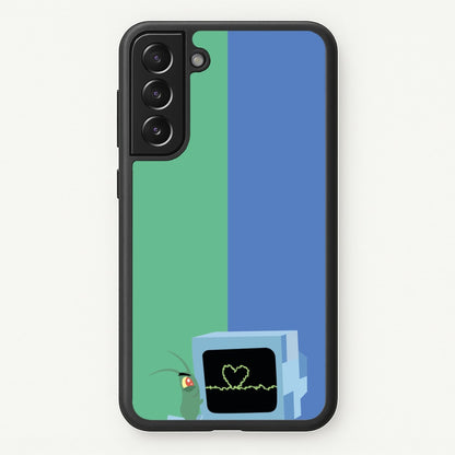 Plankton And Karen  - Spongebob Phone Case for Galaxy S21