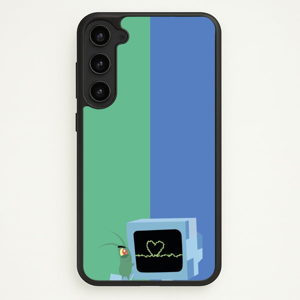 Plankton And Karen  - Spongebob Phone Case for Galaxy S23