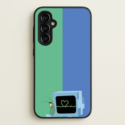 Plankton And Karen  - Spongebob Phone Case for Galaxy A54