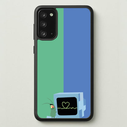 Plankton And Karen  - Spongebob Phone Case for Galaxy Note 20