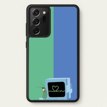Plankton And Karen  - Spongebob Phone Case for Galaxy Note 20 Ultra