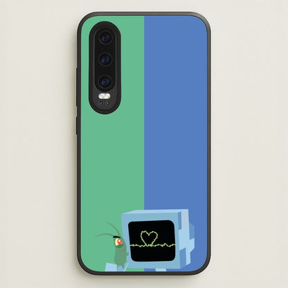 Plankton And Karen  - Spongebob Phone Case for Huawei P30