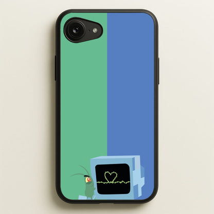 Plankton And Karen  - Spongebob Phone Case for iPhone 16e