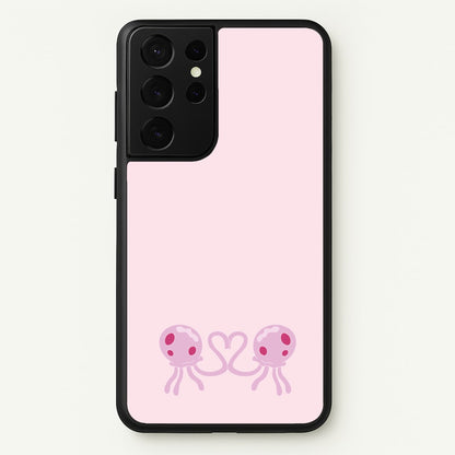 Love Heart  - Spongebob Phone Case for Galaxy S21 Ultra