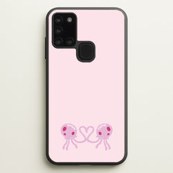 Love Heart  - Spongebob Phone Case for Galaxy A21s