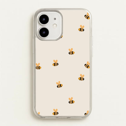 Spring Bee Pattern  - Spring Phone Case for iPhone 12 / 12 Pro