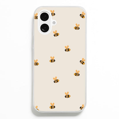 Spring Bee Pattern  - Spring Phone Case for iPhone 16 Plus