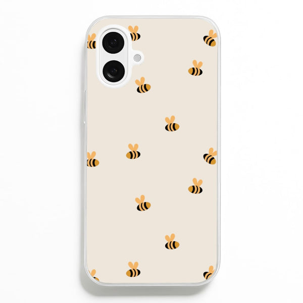Spring Bee Pattern  - Spring Phone Case for iPhone 16 Plus