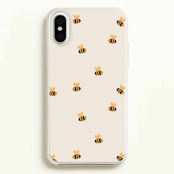 Spring Bee Pattern  - Spring Phone Case for iPhone XS Max