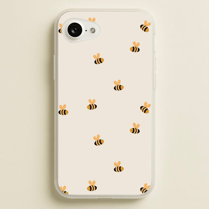 Spring Bee Pattern  - Spring Phone Case for iPhone 16e