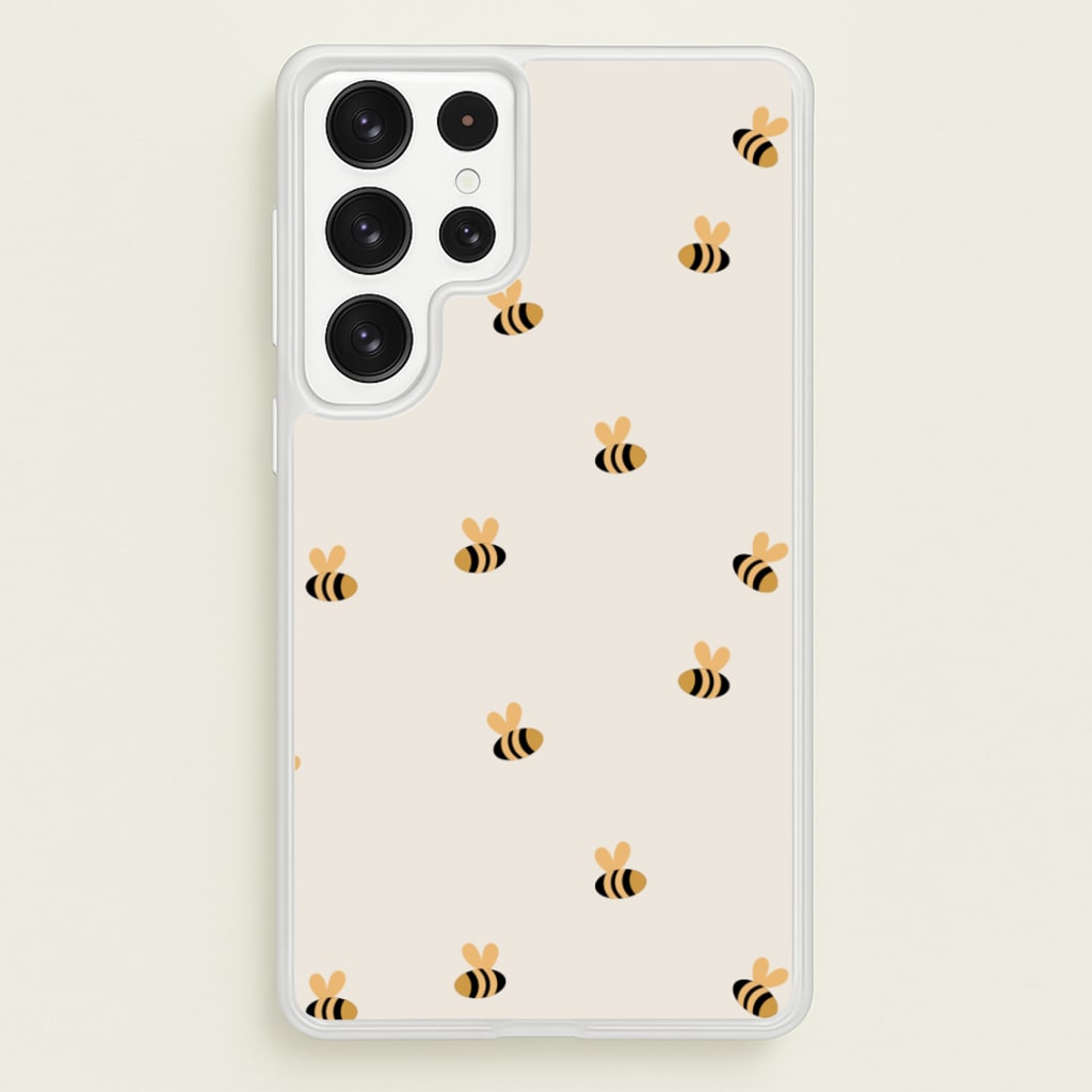 Spring Bee Pattern  - Spring Phone Case for Galaxy S22 Ultra