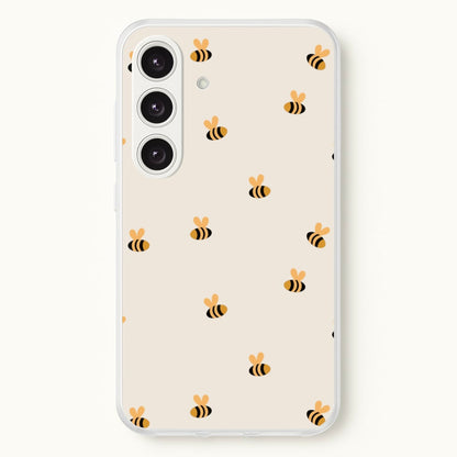 Spring Bee Pattern  - Spring Phone Case for Galaxy S25 Plus