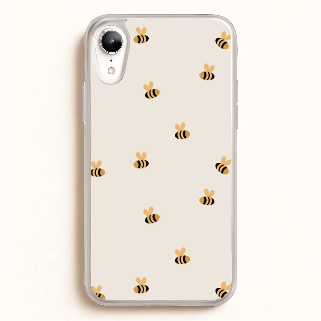 Spring Bee Pattern  - Spring Phone Case for iPhone XR