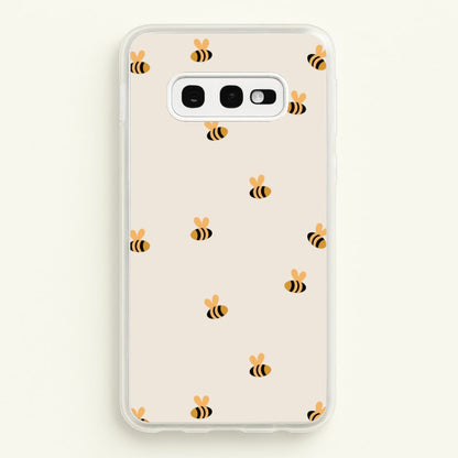 Spring Bee Pattern  - Spring Phone Case for Galaxy S10e