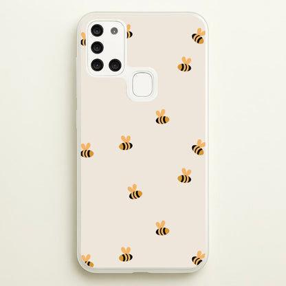 Spring Bee Pattern  - Spring Phone Case for Galaxy A21s