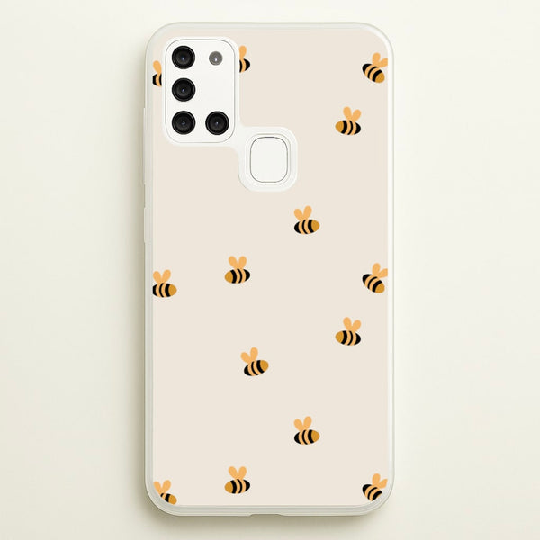 Spring Bee Pattern  - Spring Phone Case for Galaxy A21s