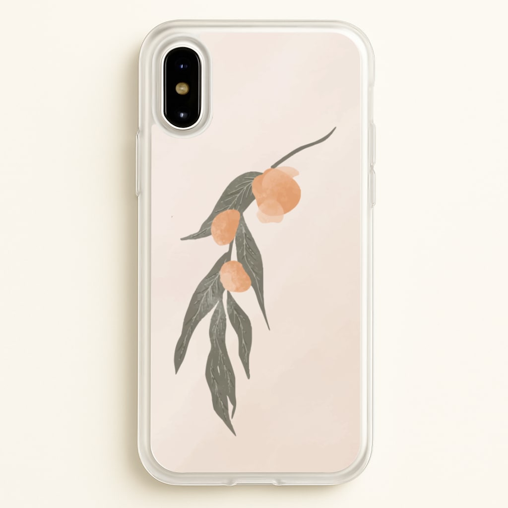 Spring Peaches  - Spring Phone Case for iPhone X / XS