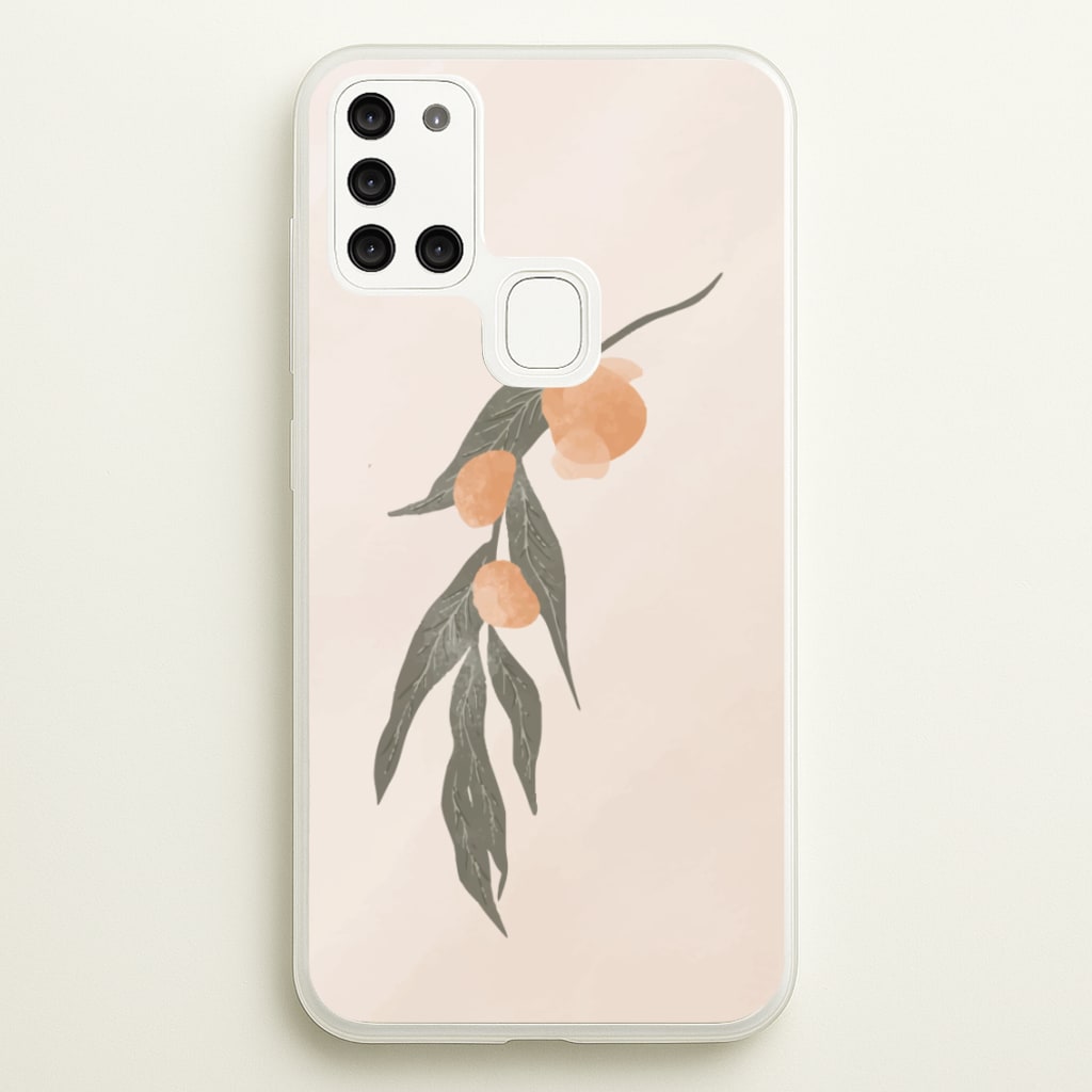 Spring Peaches  - Spring Phone Case for Galaxy A21s