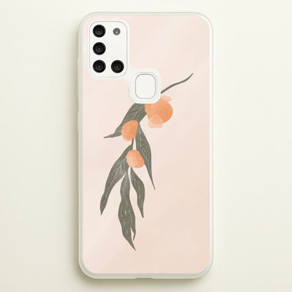 Spring Peaches  - Spring Phone Case for Galaxy A21s