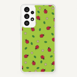 Ladybugs And Flowers - Spring Patterns  - Spring Phone Case for Galaxy A33
