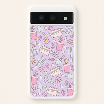 Gardening Tools - Spring Patterns  - Spring Phone Case for Google Pixel 8a