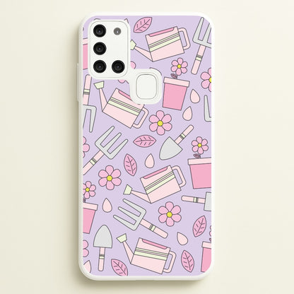 Gardening Tools - Spring Patterns  - Spring Phone Case for Galaxy A21s