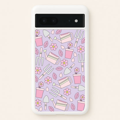 Gardening Tools - Spring Patterns  - Spring Phone Case for Google Pixel 7