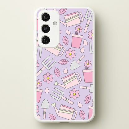 Gardening Tools - Spring Patterns  - Spring Phone Case for Galaxy A35