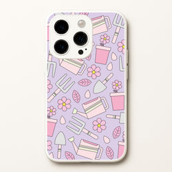 Gardening Tools - Spring Patterns  - Spring Phone Case for iPhone 15 Pro