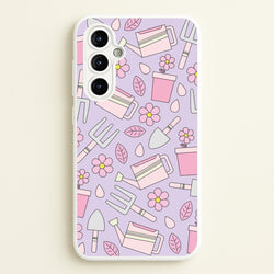 Gardening Tools - Spring Patterns  - Spring Phone Case for Galaxy A54