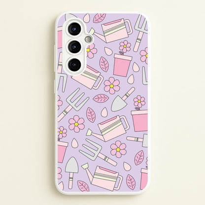 Gardening Tools - Spring Patterns  - Spring Phone Case for Galaxy A54