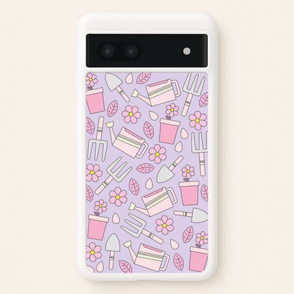 Gardening Tools - Spring Patterns  - Spring Phone Case for Google Pixel 7a