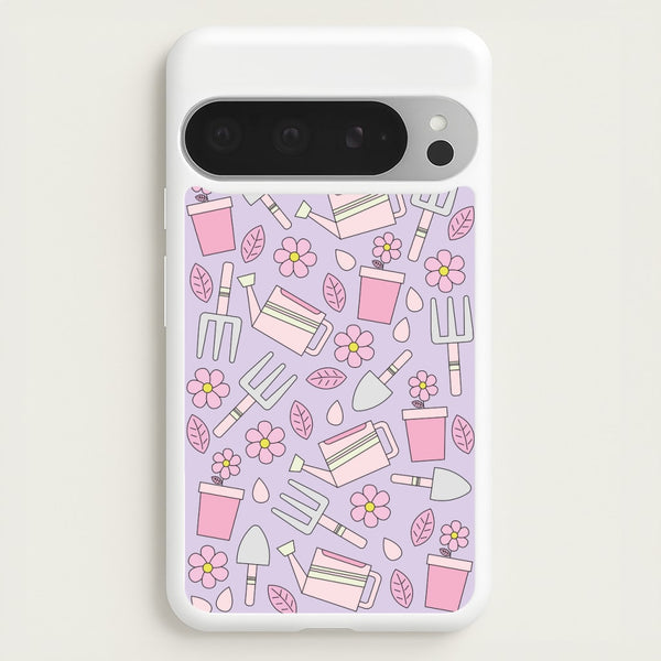 Gardening Tools - Spring Patterns  - Spring Phone Case for Google Pixel 9 Pro XL