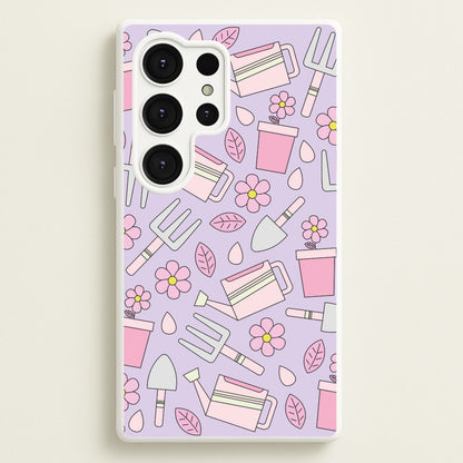 Gardening Tools - Spring Patterns  - Spring Phone Case for Galaxy S25 Ultra