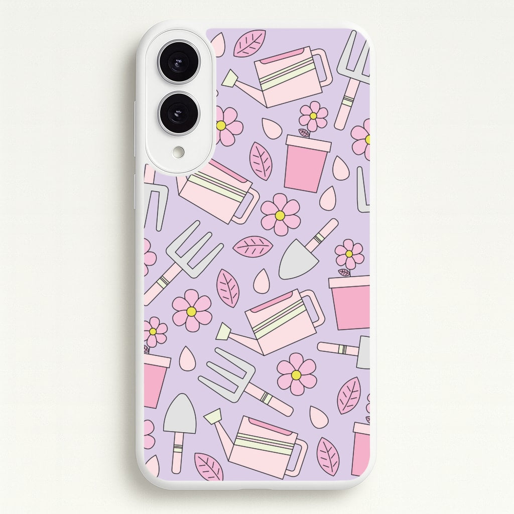 Gardening Tools - Spring Patterns  - Spring Phone Case for Galaxy S25 Edge