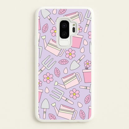Gardening Tools - Spring Patterns  - Spring Phone Case for Galaxy S9 Plus